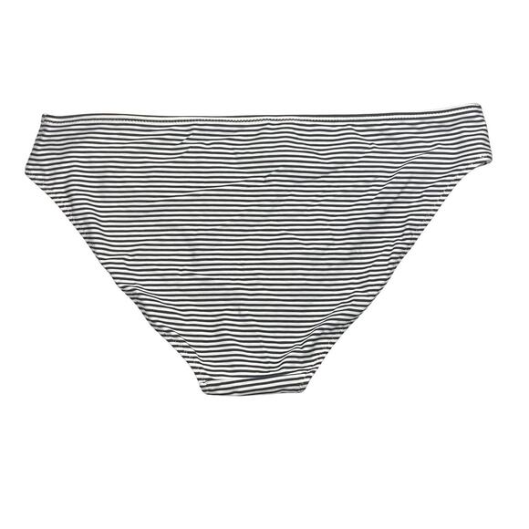 Aerie Swimsuit Bottoms Women's Size XL Striped Black White Summer Vacation Beach - Picture 2 of 5